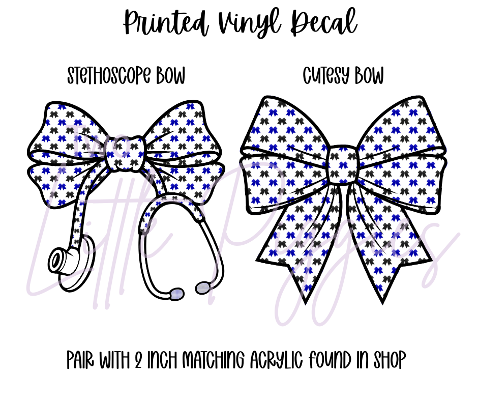 Printed Vinyl - Cheer - Royal Blue