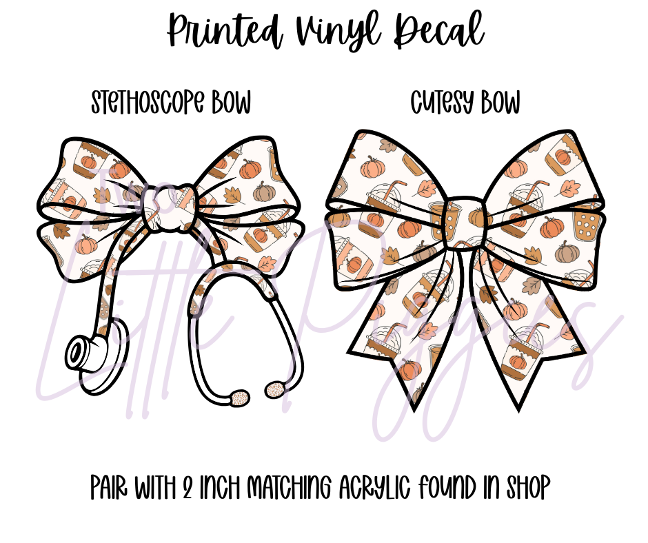 Printed Vinyl - Pumpkin Spice