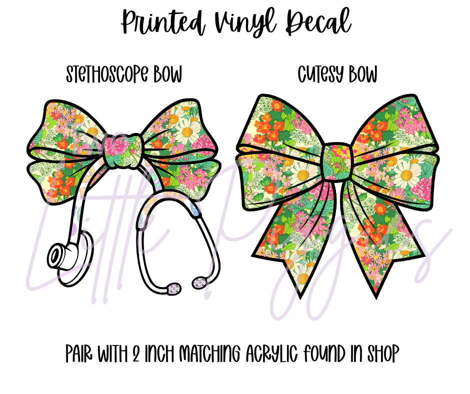 Printed Vinyl - Summer Floral Collection