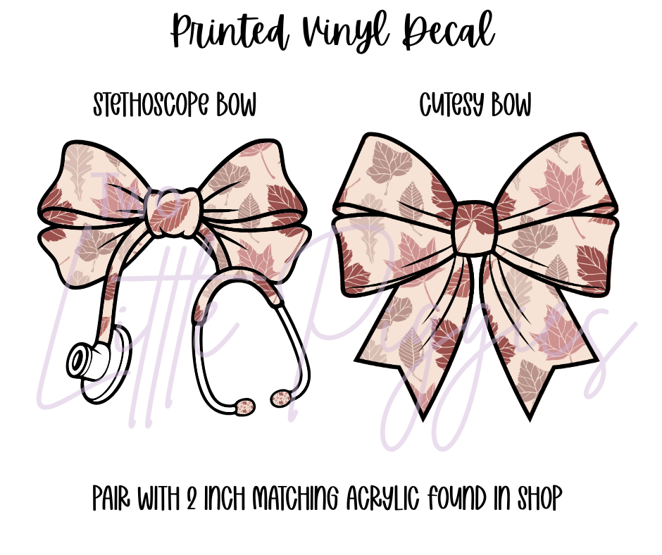 Printed Vinyl - Autumn Blush