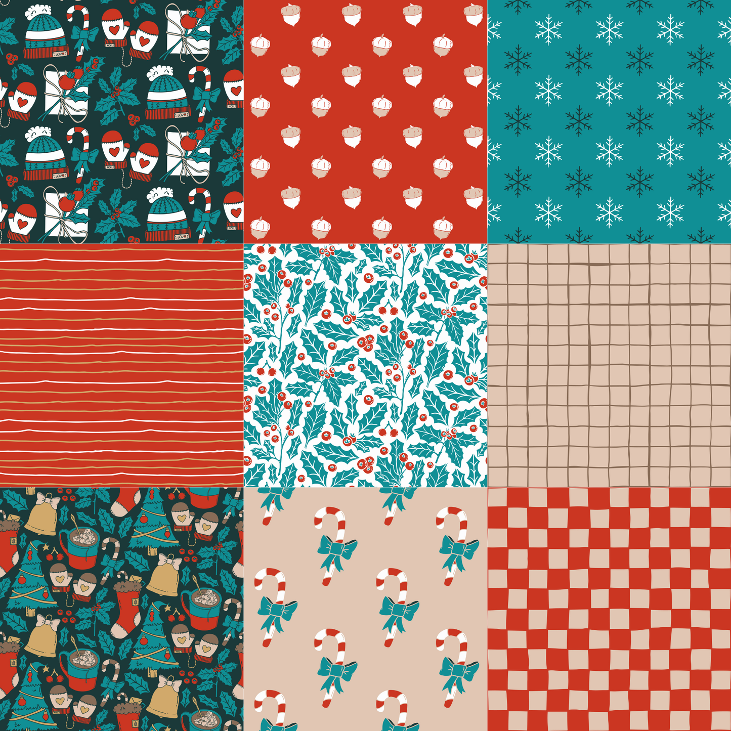 Printed Vinyl - Happy Holidays