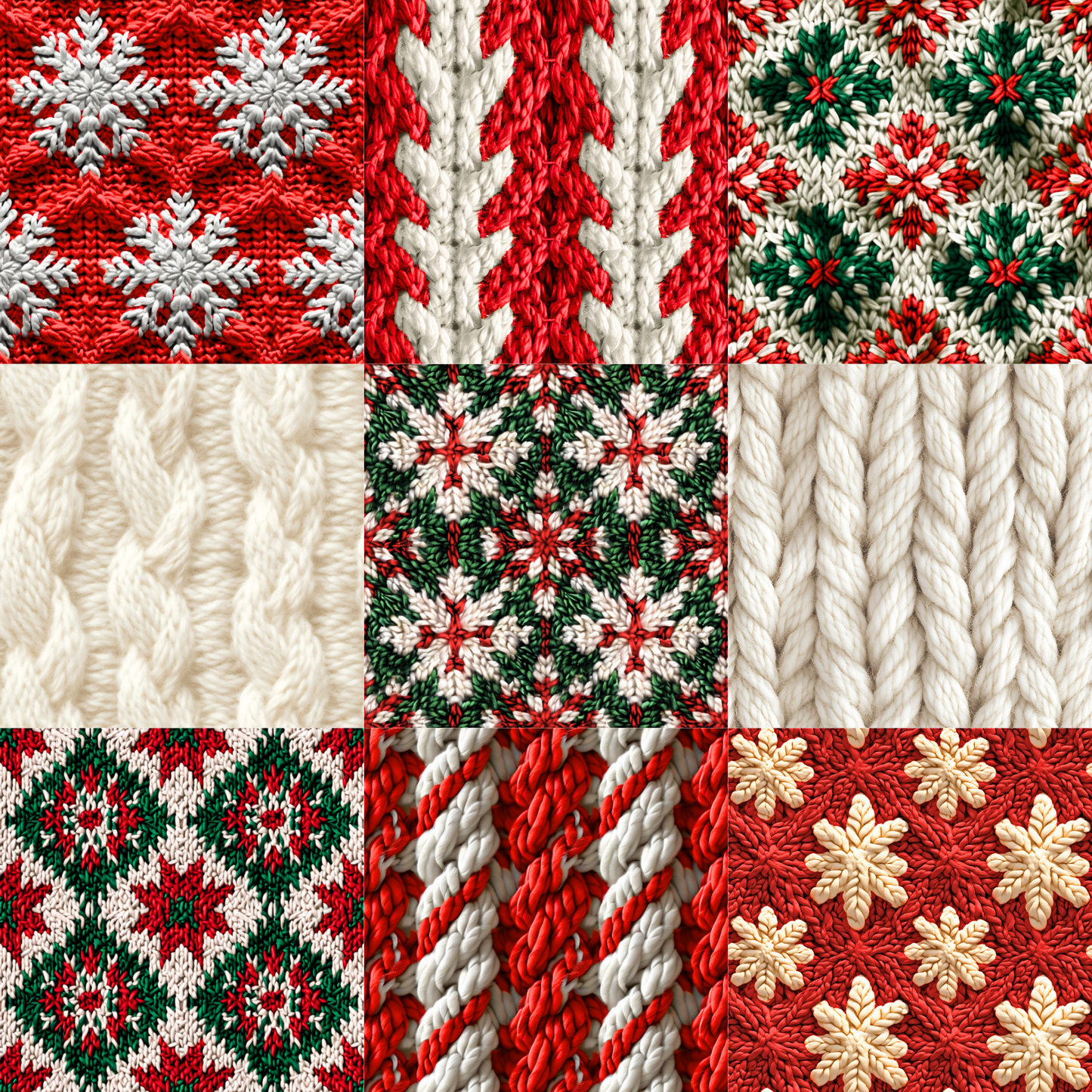 Printed Vinyl - Christmas Knits
