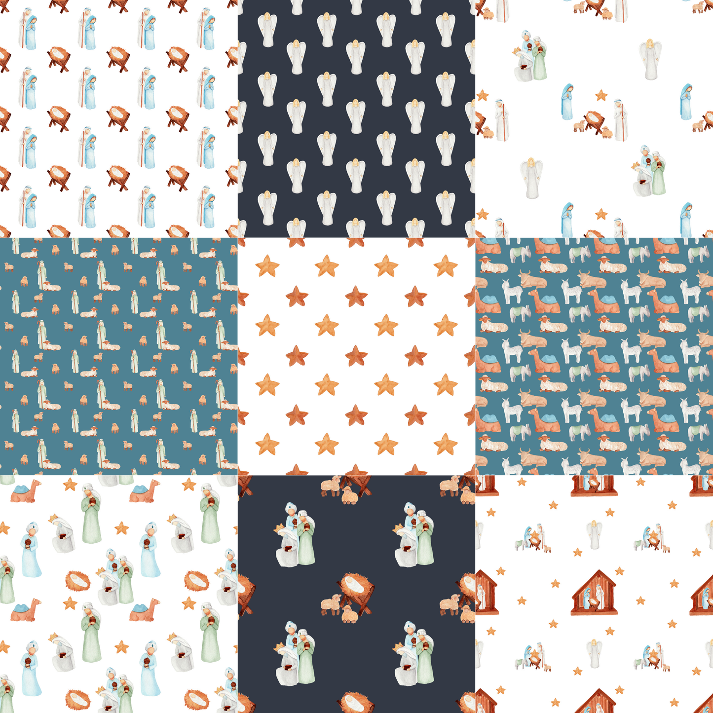 Printed Vinyl - Nativity