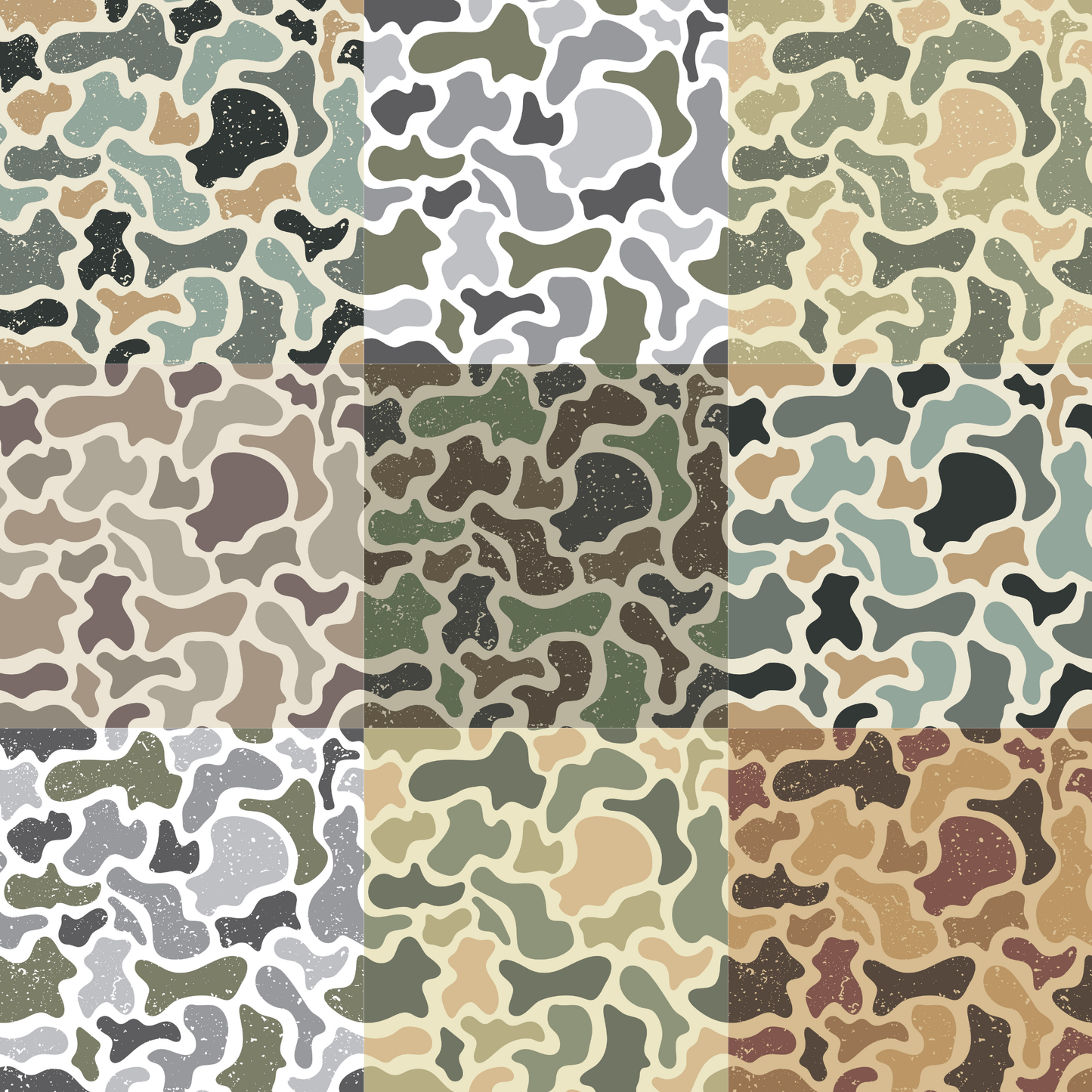 Printed Vinyl - Camouflage