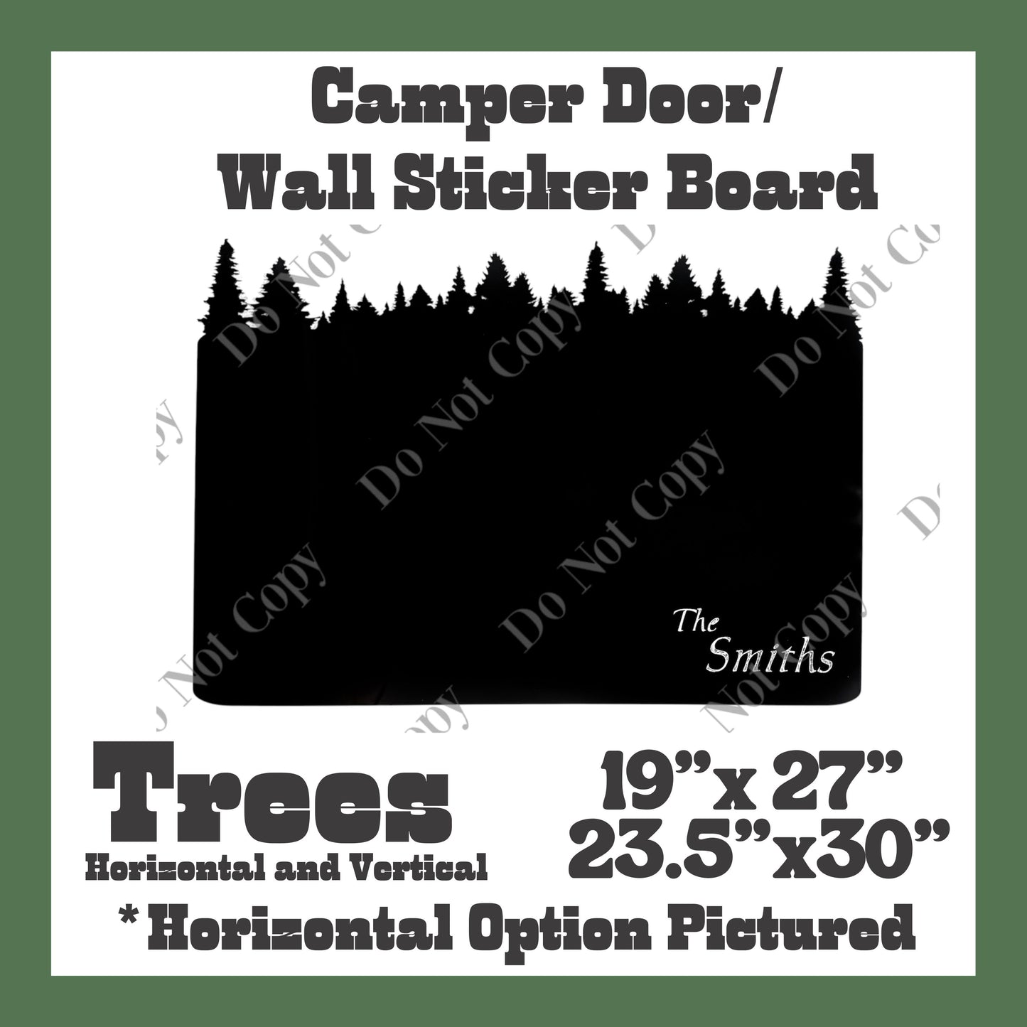 Camper Adventure Sticker Board