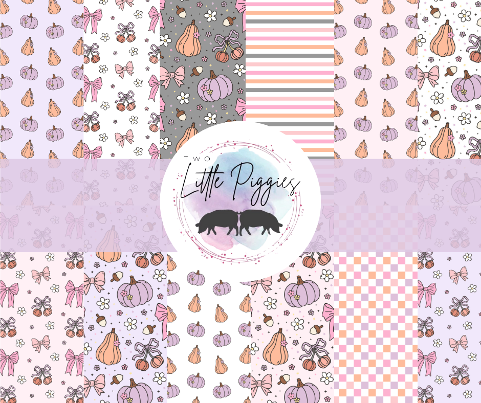 Printed Vinyl - Coquette Pumpkin