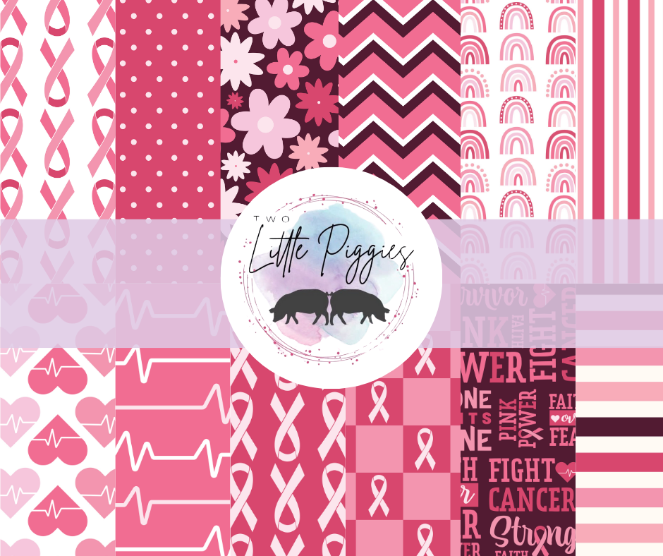 Printed Vinyl - Breast Cancer Awareness