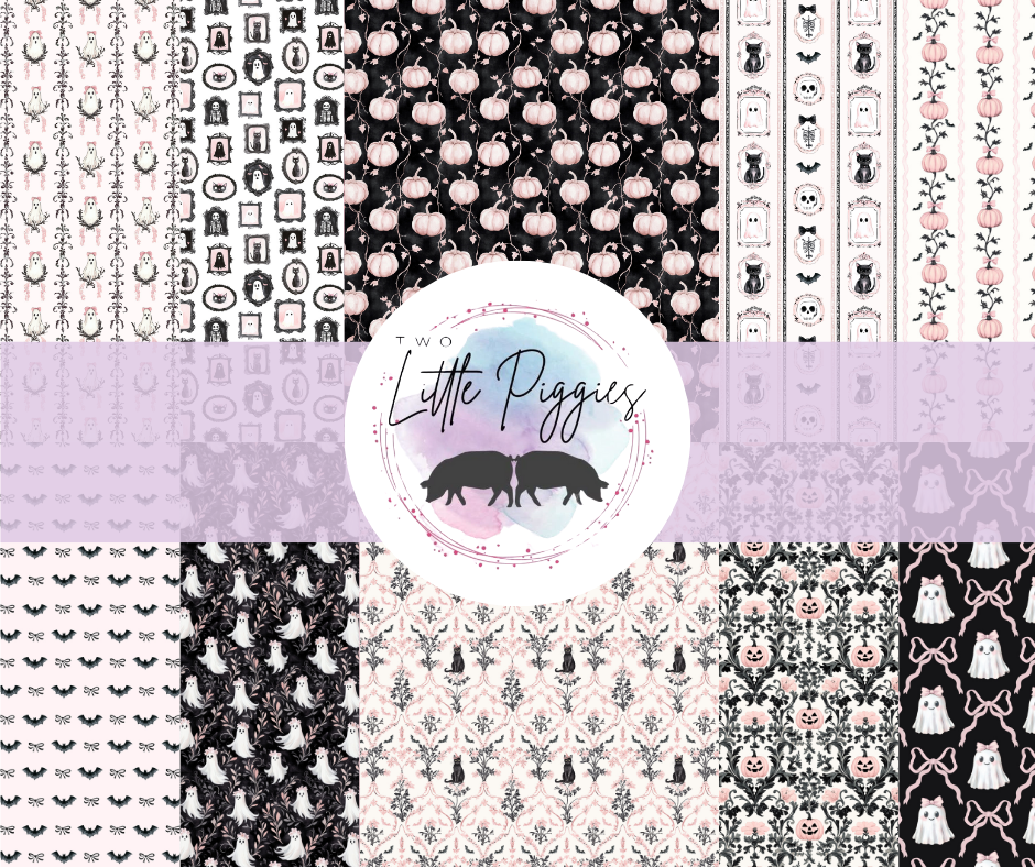 Printed Vinyl - Halloween - Pink Paranormal