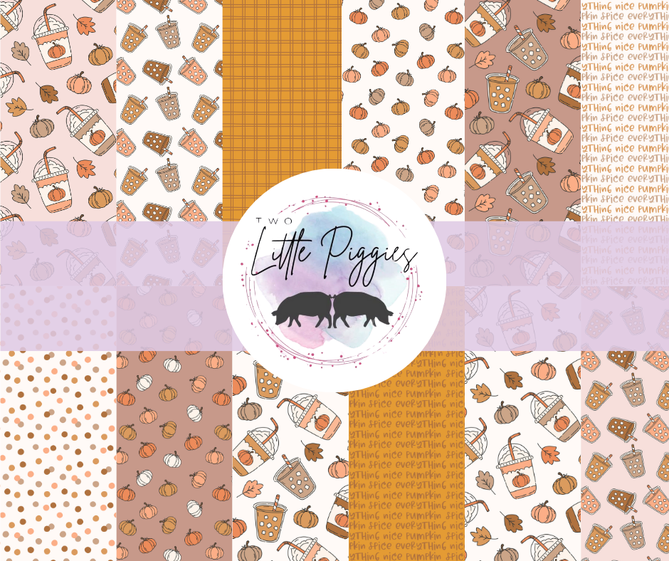 Printed Vinyl - Pumpkin Spice