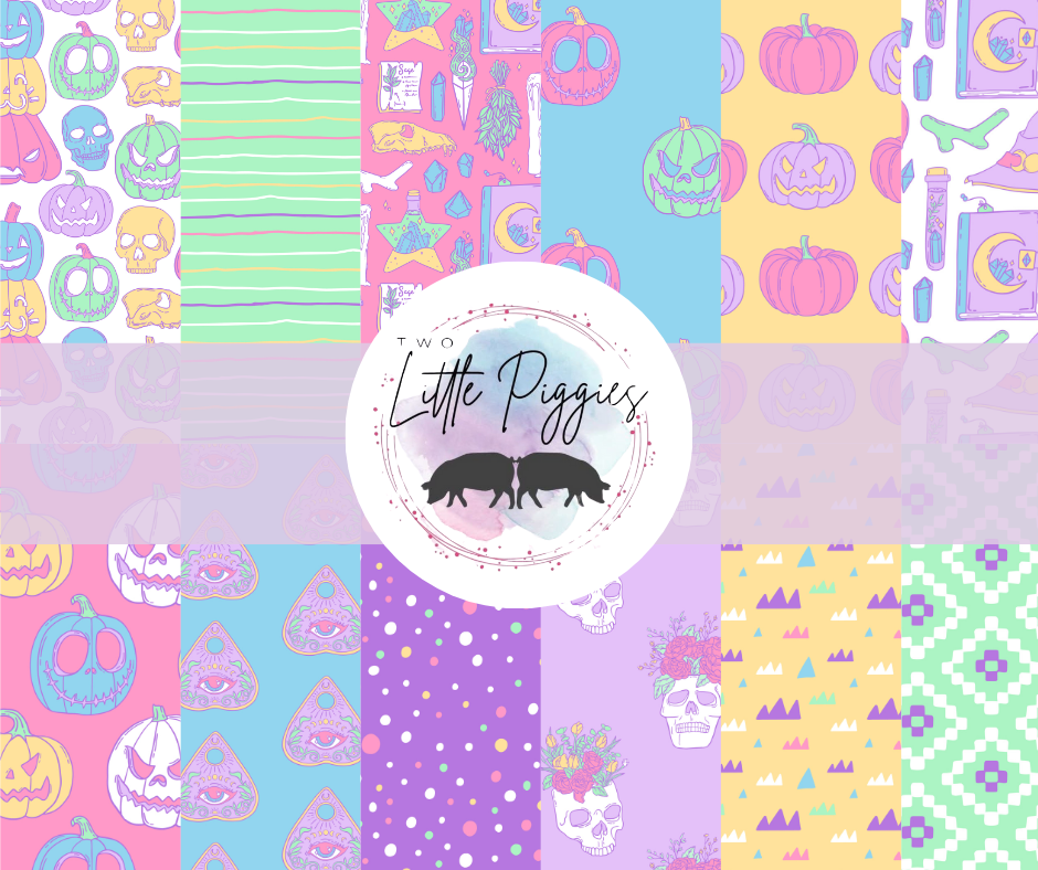 Printed Vinyl - Halloween Pastel Collection