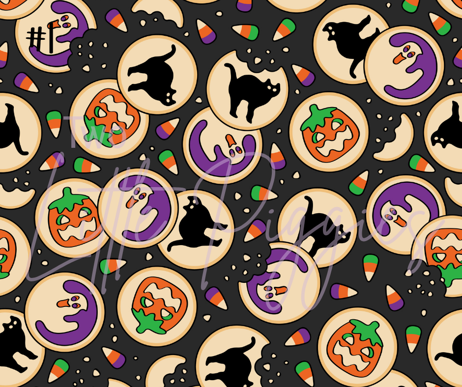 Printed Vinyl - Halloween Sugar Cookie Collection