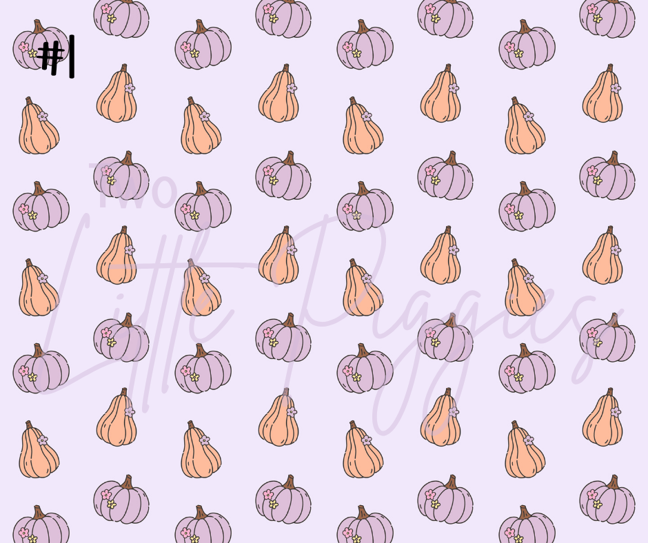 Printed Vinyl - Coquette Pumpkin