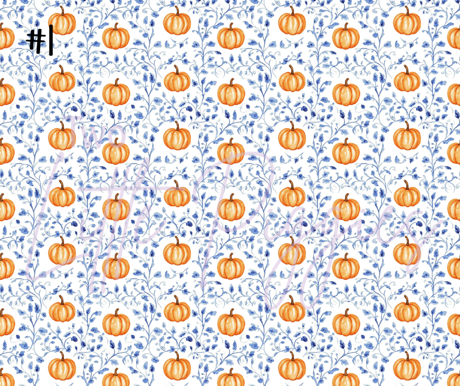 Printed Vinyl - Halloween - Preppy Halloween