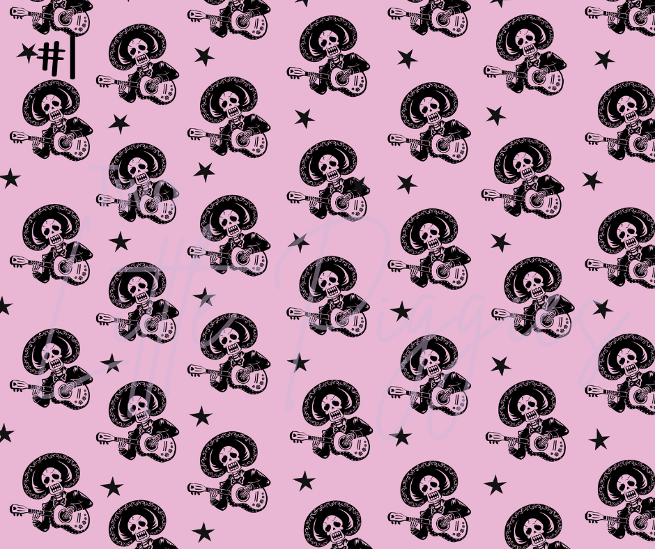 Printed Vinyl - Halloween Pastel Purple Collection