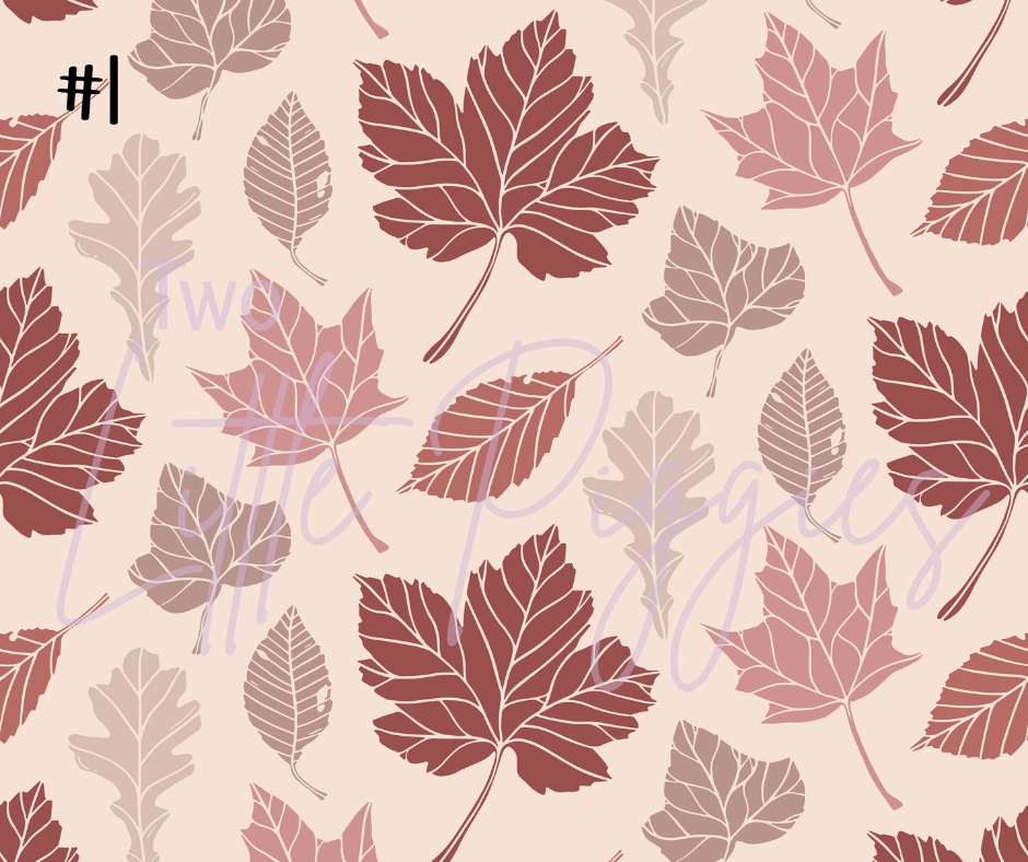 Printed Vinyl - Autumn Blush