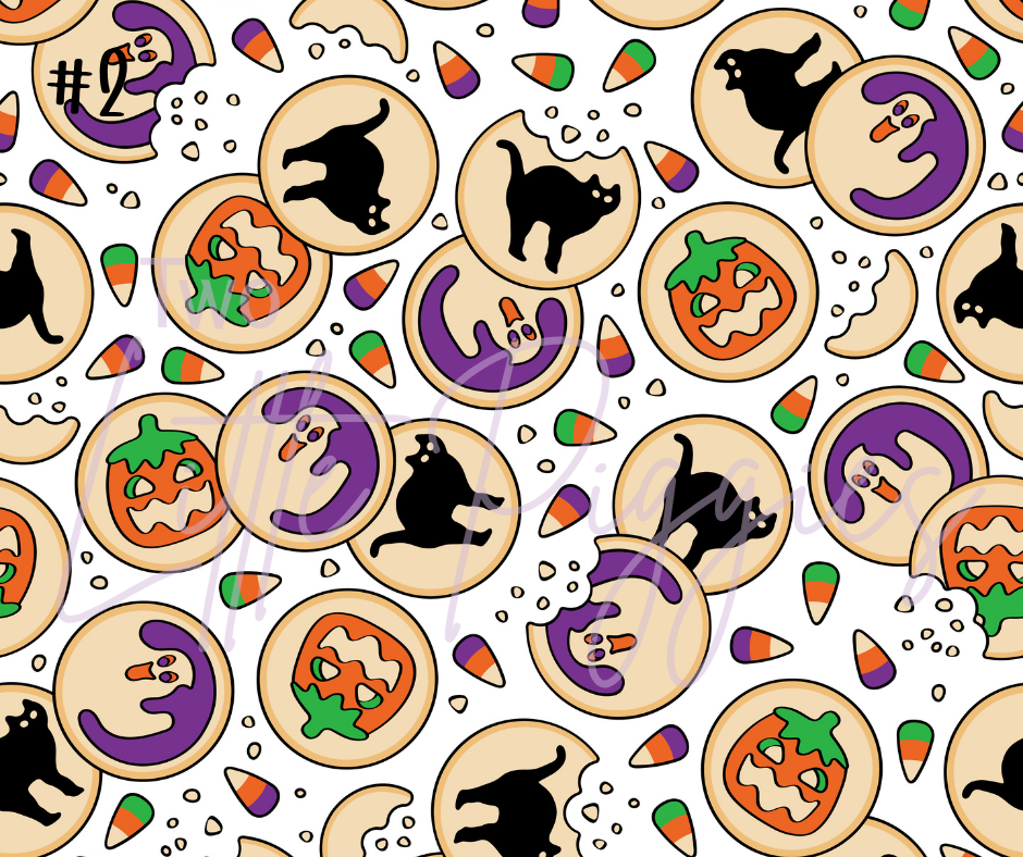 Printed Vinyl - Halloween Sugar Cookie Collection