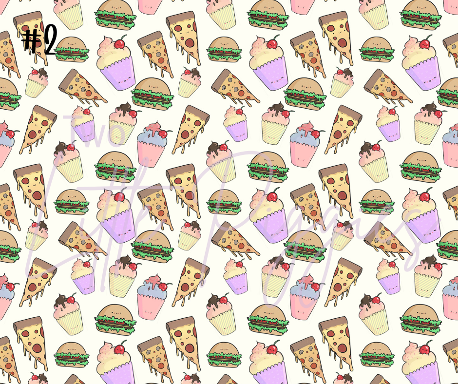 Printed Vinyl - Fast Food
