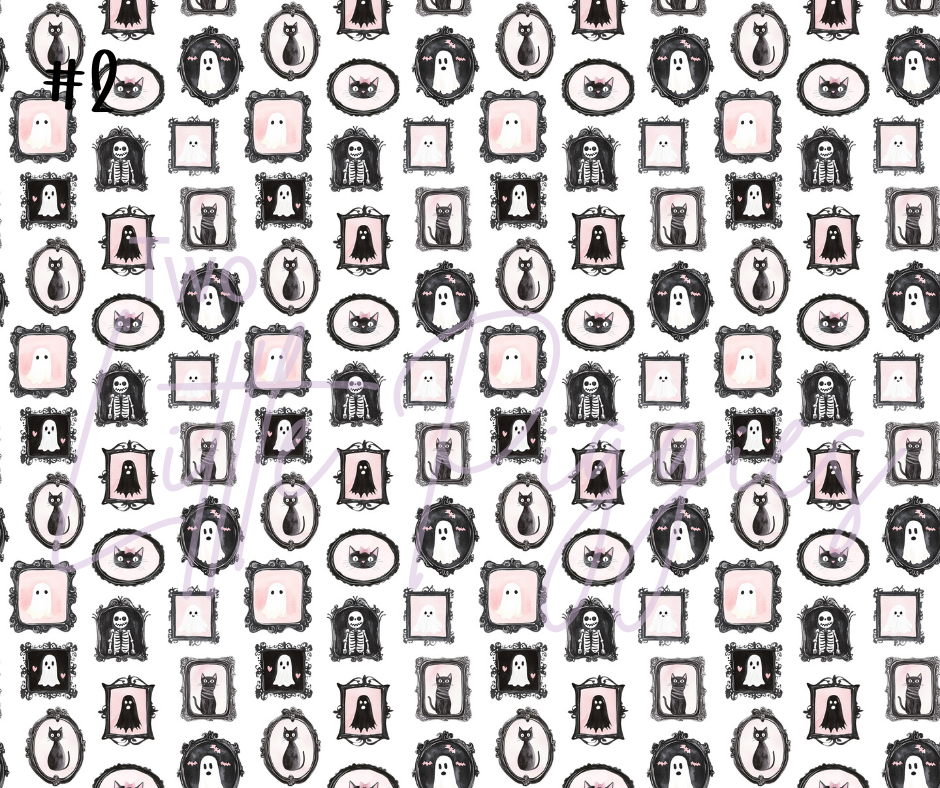Printed Vinyl - Halloween - Pink Paranormal