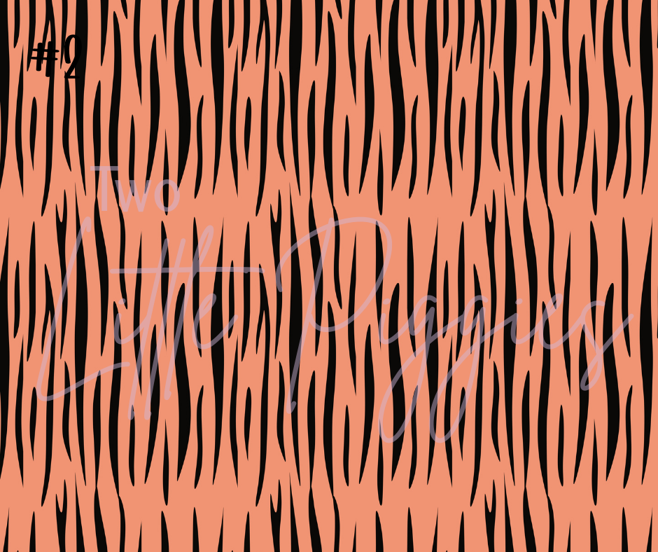 Printed Vinyl - Blush Safari