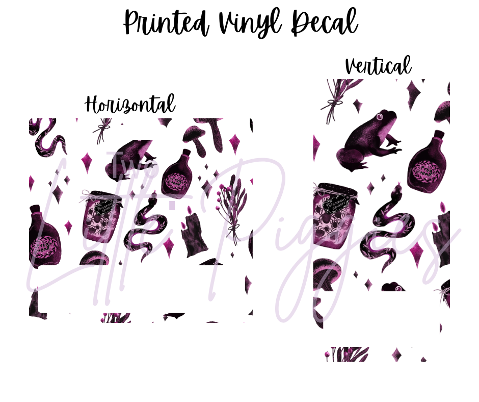 Printed Vinyl - Halloween - Witches Brew