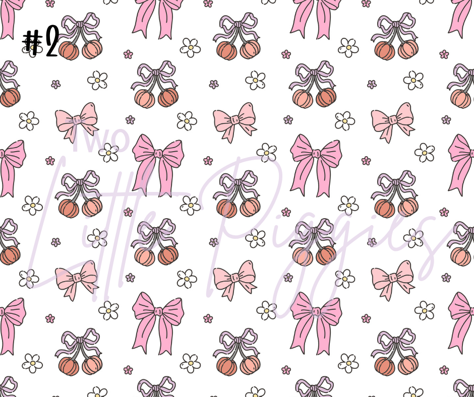 Printed Vinyl - Coquette Pumpkin