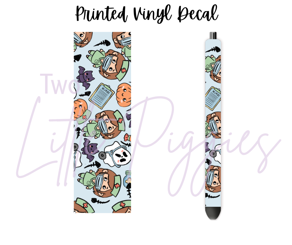 Printed Vinyl - Halloween - Nurse