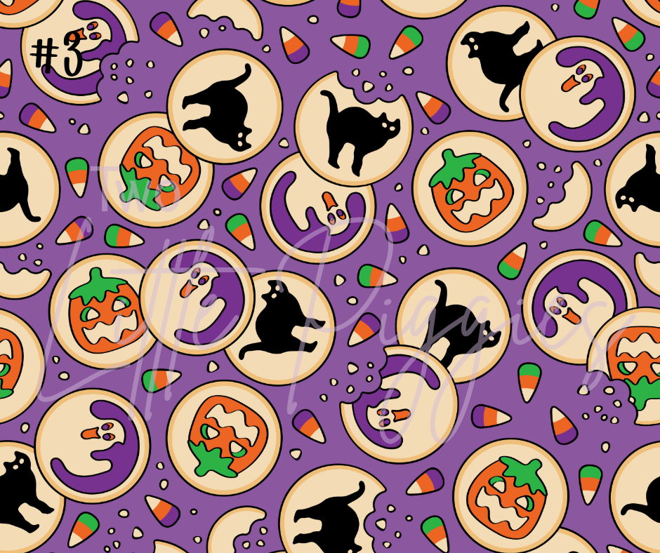 Printed Vinyl - Halloween Sugar Cookie Collection