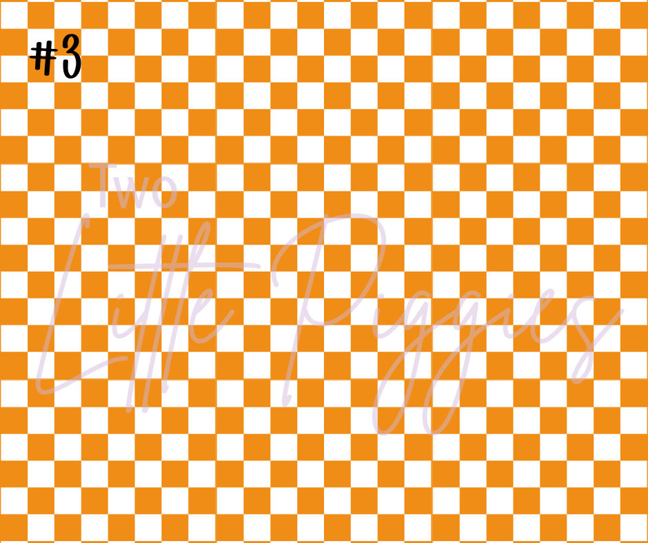 Printed Vinyl - Checkers - Regular
