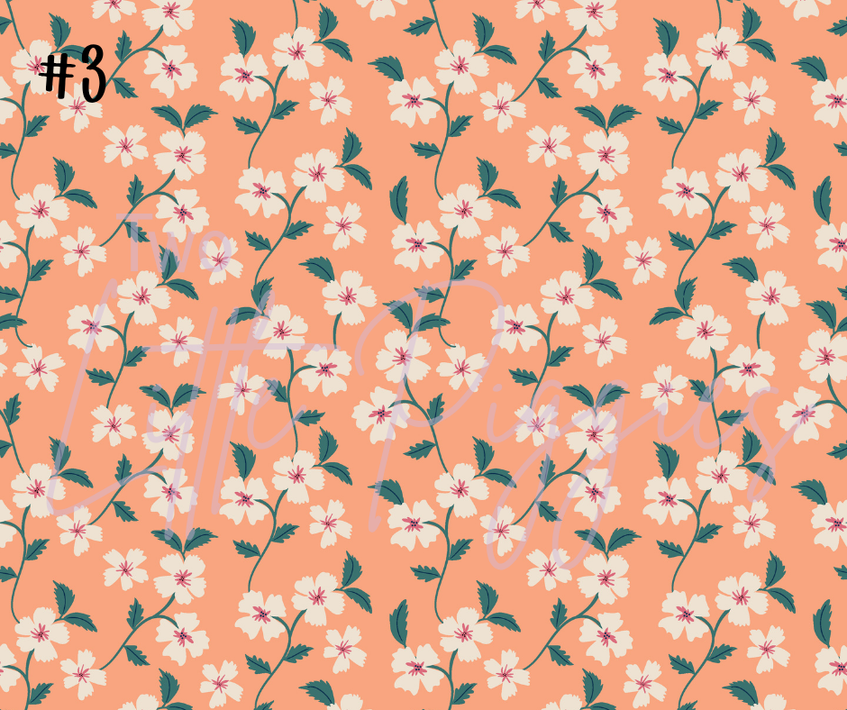Printed Vinyl - Eclectic Floral
