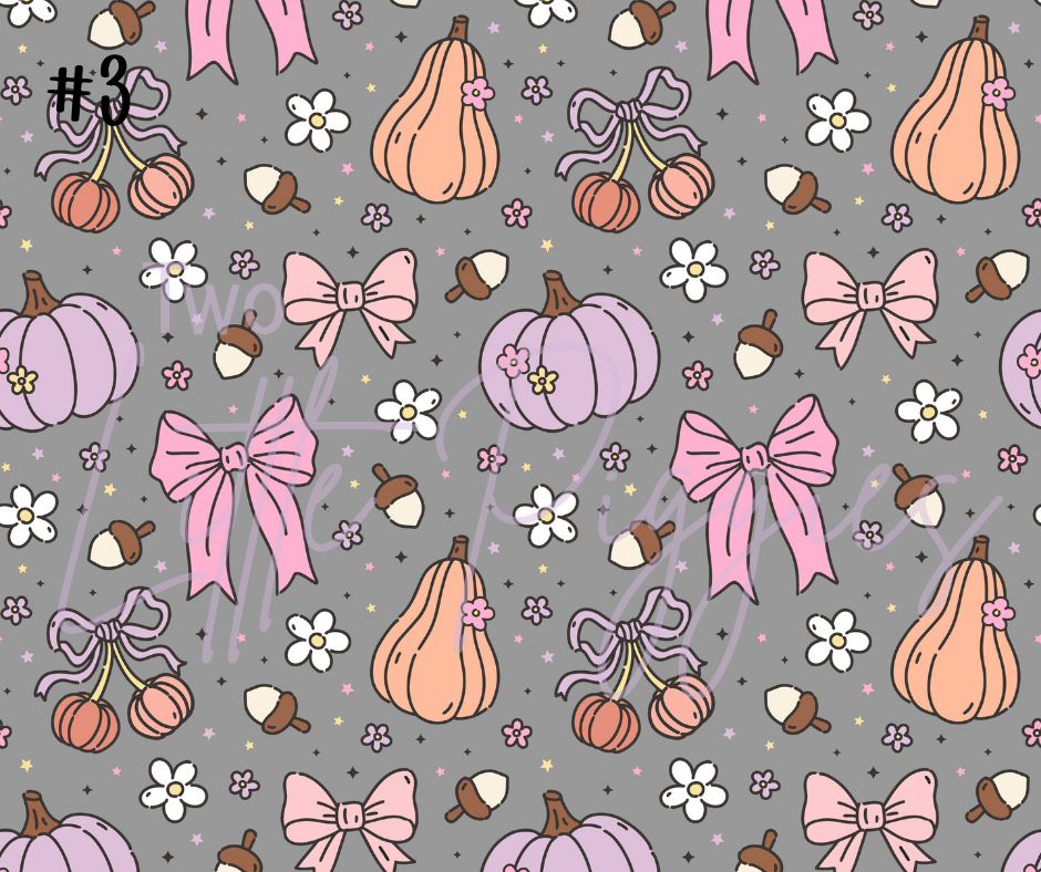 Printed Vinyl - Coquette Pumpkin
