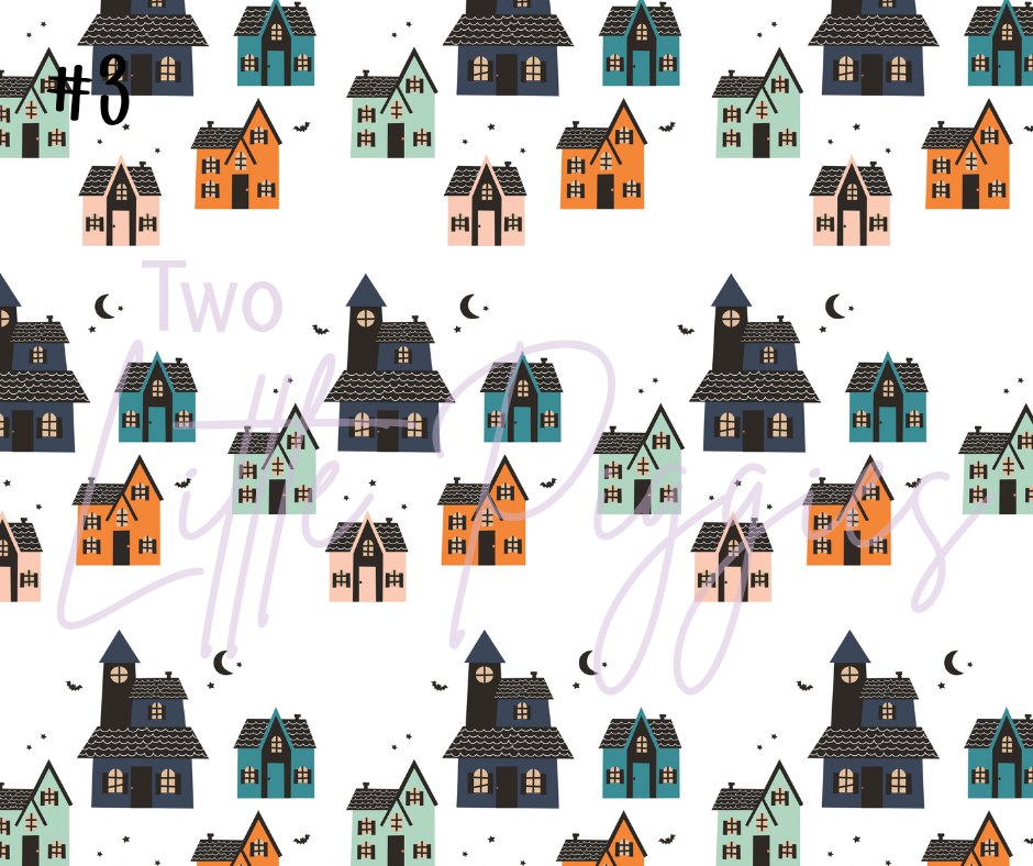 Printed Vinyl - Halloween - Boo