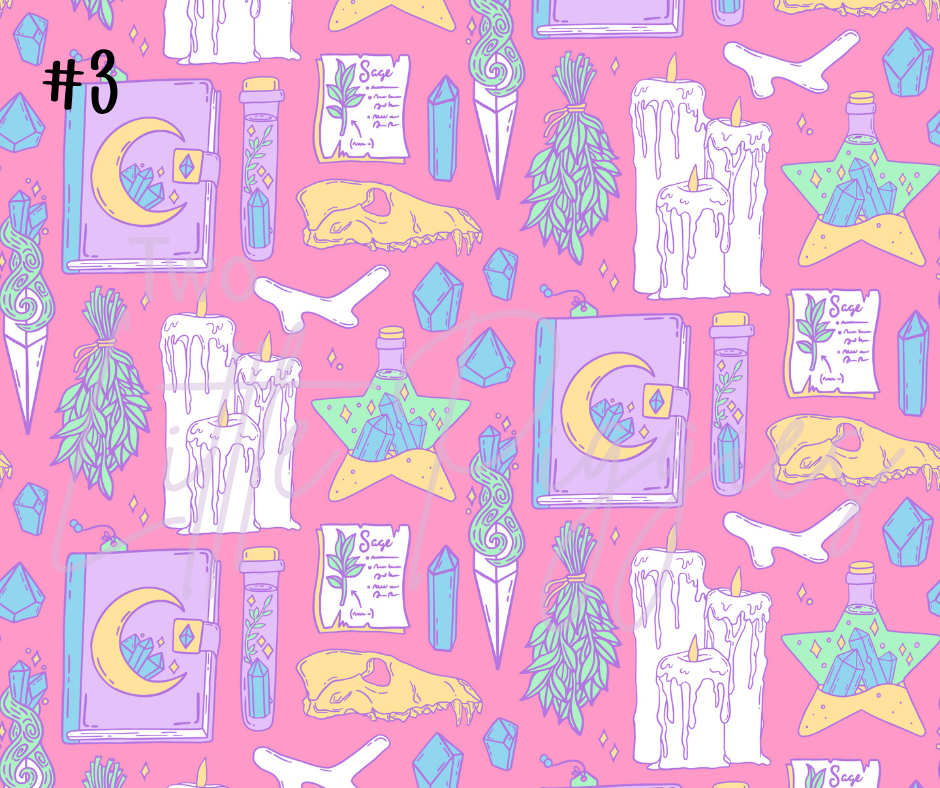 Printed Vinyl - Halloween Pastel Collection