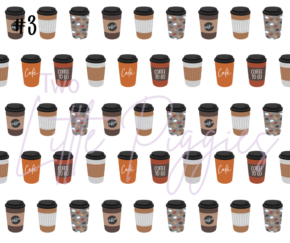 Printed Vinyl - But First Coffee