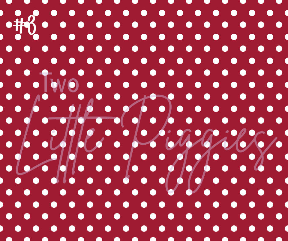 Printed Vinyl - Football - Red and Silver