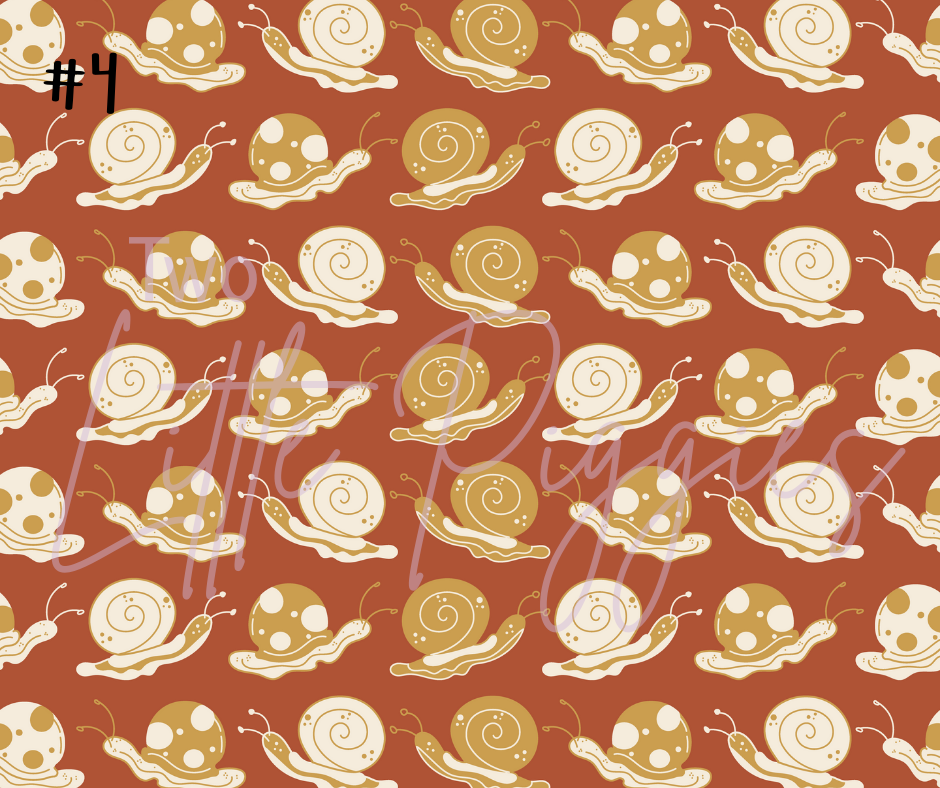 Printed Vinyl - Checkers - Earthy Insects