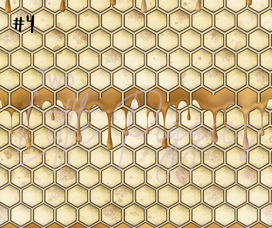 Printed Vinyl - Bumbling Bees
