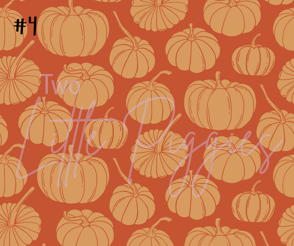 Printed Vinyl - Pumpkin Patch