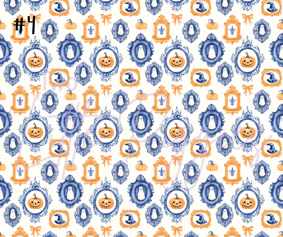 Printed Vinyl - Halloween - Preppy Halloween
