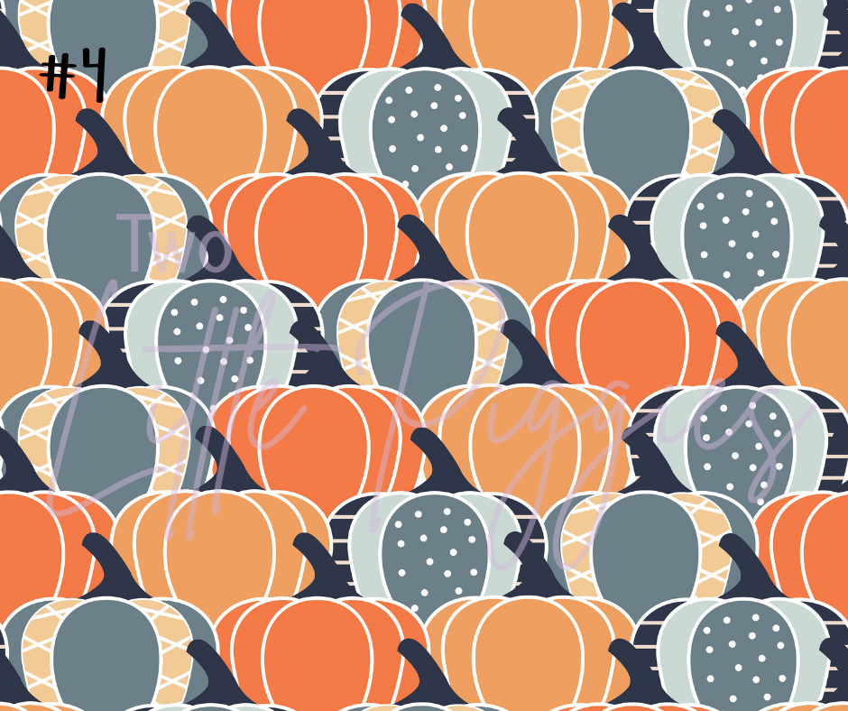 Printed Vinyl - Fall Pumpkin Spice