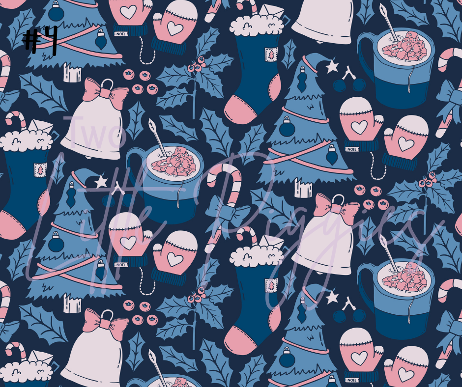 Printed Vinyl - Winter Blush