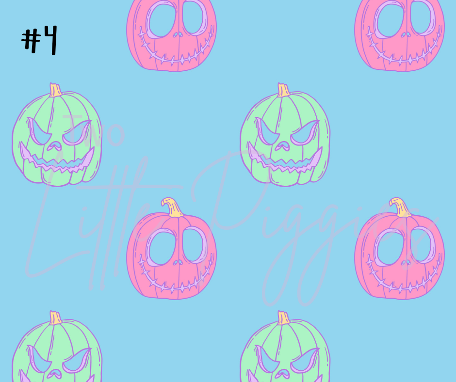 Printed Vinyl - Halloween Pastel Collection
