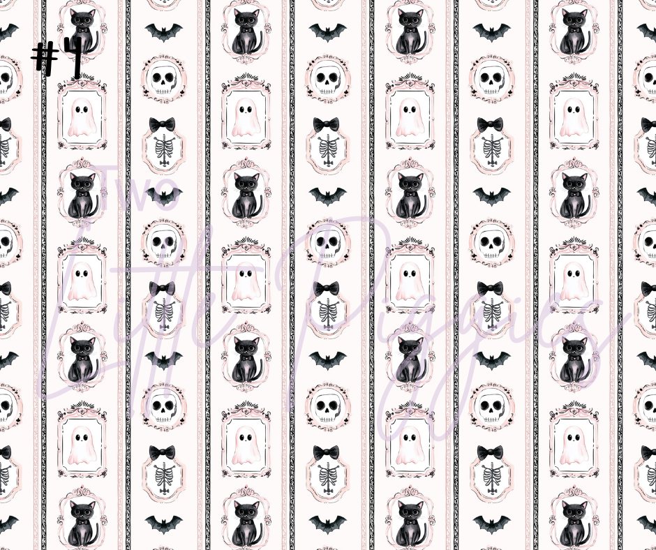 Printed Vinyl - Halloween - Pink Paranormal