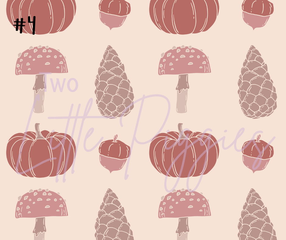 Printed Vinyl - Autumn Blush