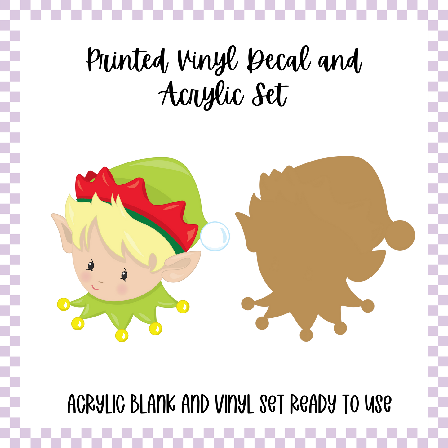 Printed Vinyl and Acrylic Set - Boy Elf Blonde