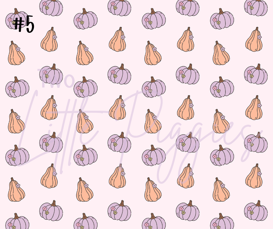 Printed Vinyl - Coquette Pumpkin