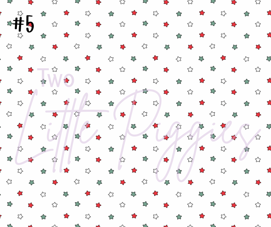 Printed Vinyl - Christmas Cakes