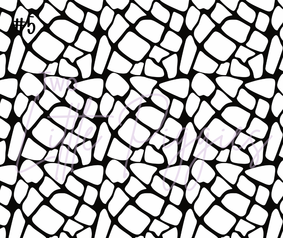 Printed Vinyl - Blush Safari