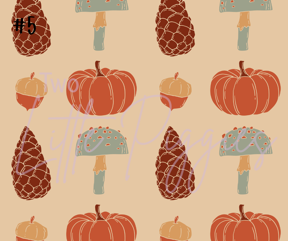 Printed Vinyl - Pumpkin Patch