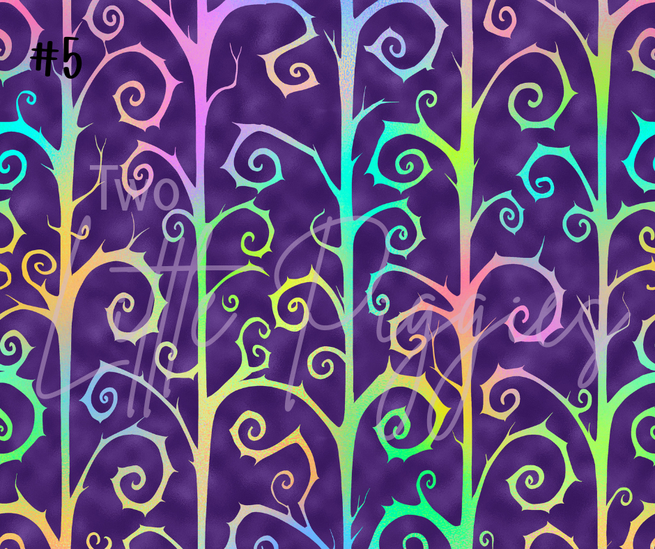 Printed Vinyl - Halloween - Rainbow Halloween