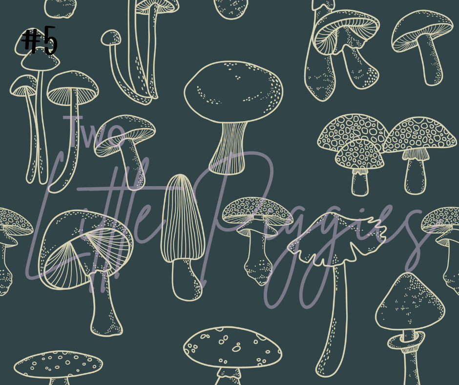 Printed Vinyl - Mushroom Forest